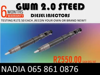 Gwm 2.0 Stee Diesel Injectors For Sale Or Recon
