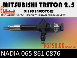 Mitsubishi Triton 2.5 Diesel Injectors For Sale Or Recon