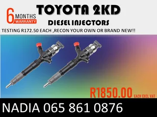 Toyota 2kd Diesel Injectors For Sale Or Recon