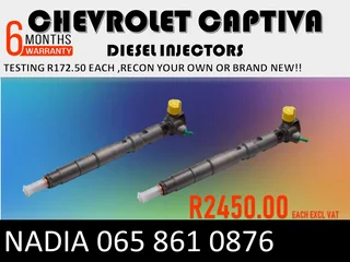 Chevrolet Captiva Diesel Injectors For Sale Or Recon
