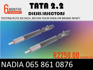 Tata 2.2 Diesel Injectors For Sale Or Recon
