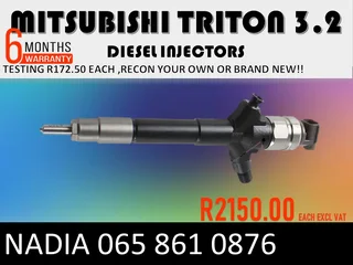 Mitsubishie Triton 3.2 Diesel Injectors For Sale Or Recon