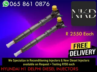 Hyundai H1 Diesel Injectors For Sale With Test Report