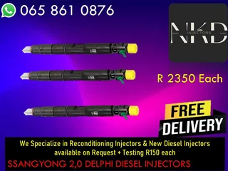 Ssangyong 2.0 Diesel Injectors For Sale Or Recon
