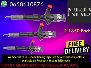 Toyota Quantum Dieselinjectors For Sale Or Recon