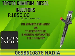Toyota Quantum Diesel Injectors For Sale Or To Recon