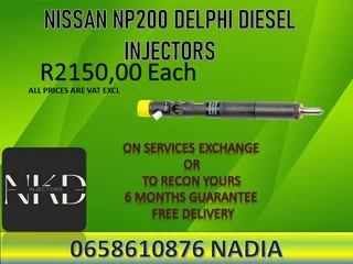 Nissan Np200 Diesel Injectors For Sale Or Recon
