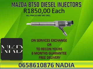 Mazda Bt50 Diesel Injectors For Sale Or Recon