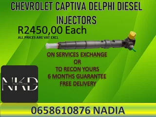 Chevrolet Captiva Diesel Injectors For Sale Or Recon