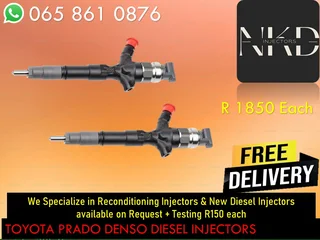 Toyota Prado Diesel Injectors For Sale Or To Recon