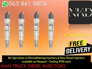 Man Truck Diesel Injectors For Sale Or Recon