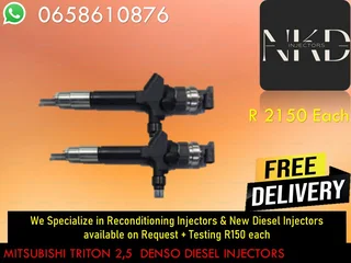 Mitsubishi Triton 2.5 Diesel Injectors For Sale Or Recon