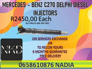 Mercedes C270 Diesel Injectors For Sale Or To Recon