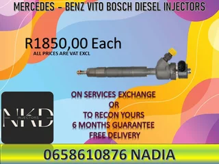Merceds Benz Vito Diesel Injectors For Sale Nationwide