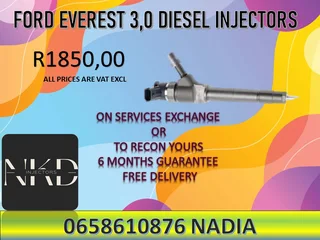 Ford Everest (3.0/bt50) Diesel Injectors For Sale Nationwide