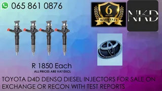 Toyota D4d Diesel Injectors For Sale Nationwide
