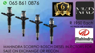 Mahindra Scorpio Diesel Injectors For Sale Nationwide