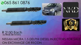 Nissan Micra 1.5 Diesel Injectors For Sale Nationwide