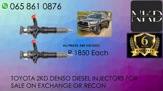 Toyota 2kd Diesel Injectors For Sale Nationwide