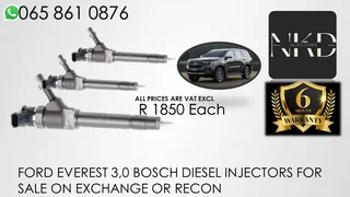 Ford Everest (3.0/bt50) Diesel Injectors For Sale Nationwide