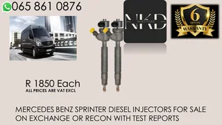 Mercedes Benz Sprinter Diesel Injetors For Sale Or Recon