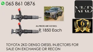 Toyota 2kd Diesel Injectors For Sale Nationwide