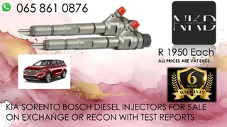 Kia Sorento Diesel Injectors For Sale Or Recon