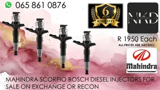 Mahindra Scorpio Diesel Injectors For Sale Or Recon