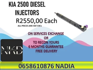 Kia 2500 Diesel Injectors For Sale Or Recon