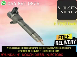 Hyundai H1 Diesel Injectors For Sale Or Recon