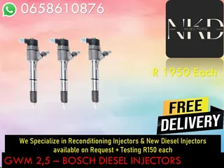 Gwm 2.5 Diesel Injectors For Sale Nationwide