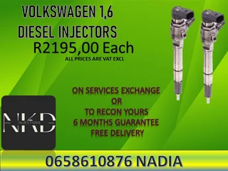 Volkswagen 1.6 Diesel Injectors For Sale Nationwide