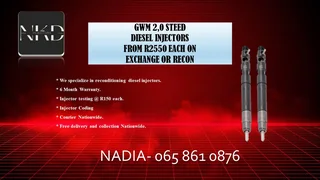 Gwm 2.0 Steed Diesel Injectors For Sale Nationwide