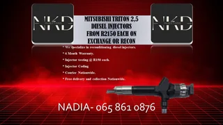 Mitsubishi Triton 2.5 Diesel Injectors For Sale Nationwide