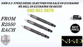 Gwm 2.0 Steed Diesel Injectors For Sale Nationwide