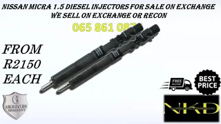 Nissan Mic5ra 1.5 Diesel Injectors For Sale Nationwide
