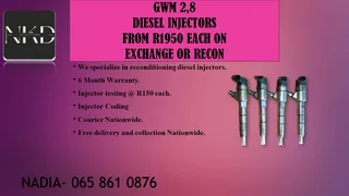 Gwm 2.8 Diesel Injectors For Sale Nationwide