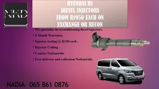 Hyundai H1 Diesel Injectors For Sale Nationwide
