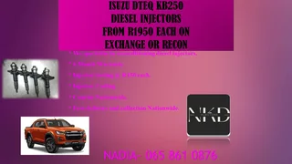 Isuzu Dteq Kb250 Diesel Injectors For Sale Nationwide