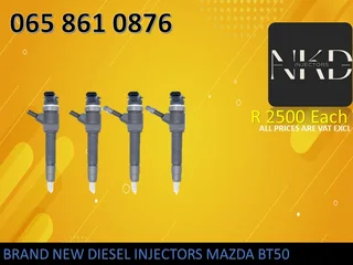 MAZDA BT50 NEW DIESEL INJECTORS FOR SALE NATIONWIDE