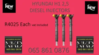 New Hyundai H1 2.5 Diesel Injectors For Sale Nationwide