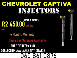 Chevrolet Captiva Diesel Injectors For Sale With Warranty