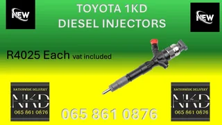 New Diesel Injectors For Sale For Toyota 1kd - 3liter