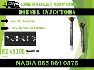 Chevrolet Captiva Diesel Injeectors For Sale Or To Recon