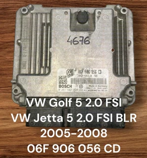 VW Golf 5 2.0 FSI Fuel Stratified Injection Petrol Management System *VW Jetta 5 2.0 FSI Fuel Strati