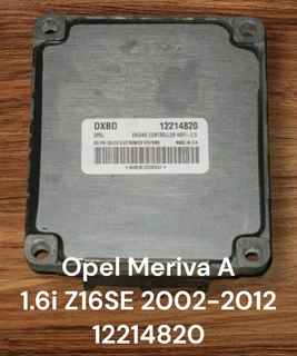 Opel Meriva A 1.6i Z16SE Engine CDE Petrol Management System 2002-2012 Genuine Used Delphi Manual Ba