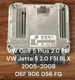 VW Golf Plus 2.0 FSI Fuel Stratified Injection Petrol Management System *VW Jetta 5 2.0 FSI Fuel Str