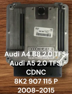 Audi A4 B8 2.0 TFSI Turbo Fuel Stratified Injection Petrol Management System CDNC Engine CDE *Audi A