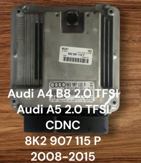 Audi A4 B8 2.0 TFSI Turbo Fuel Stratified Injection Petrol Management System CDNC Engine CDE *Audi A