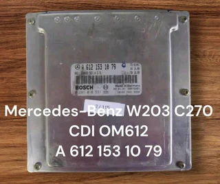 Mercedes-benz W203 C270 Cdi Om612 Engine Cde Edc Electronic Diesel Controlled Diesel Management Syst